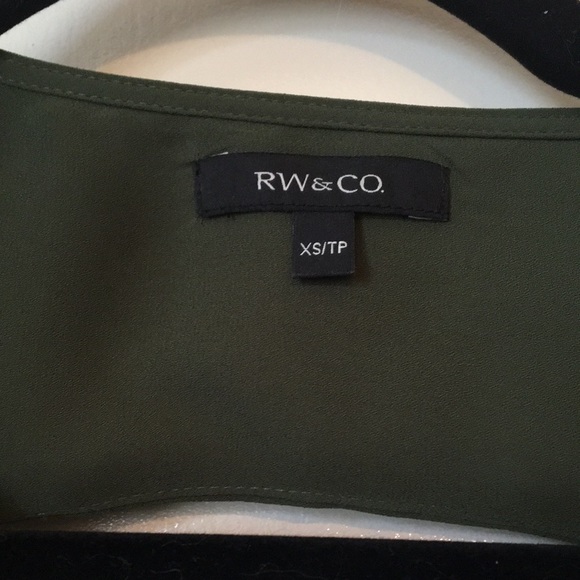 EUC RW&CO Asymmetrical V-Neck Shift Dress - Picture 4 of 7